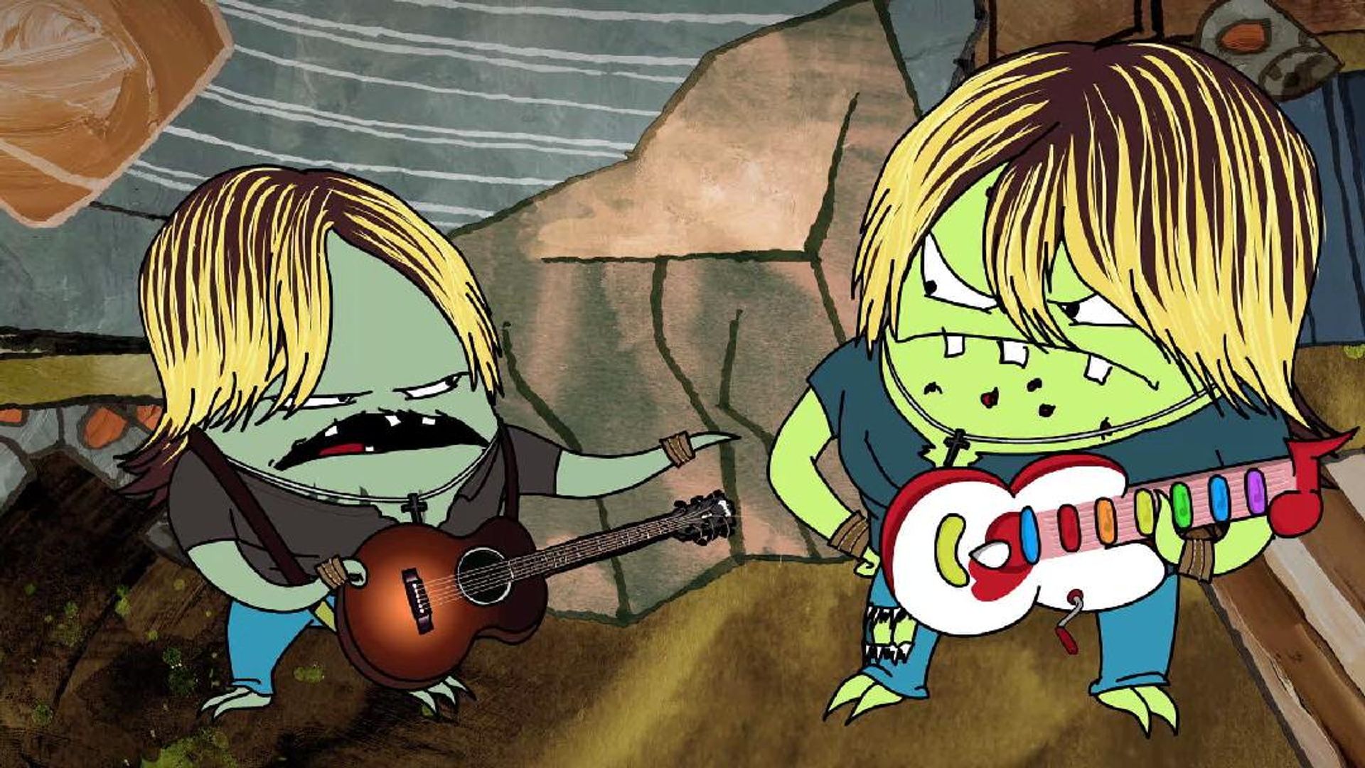 Guitar Off! - S12 EP3 - Squidbillies