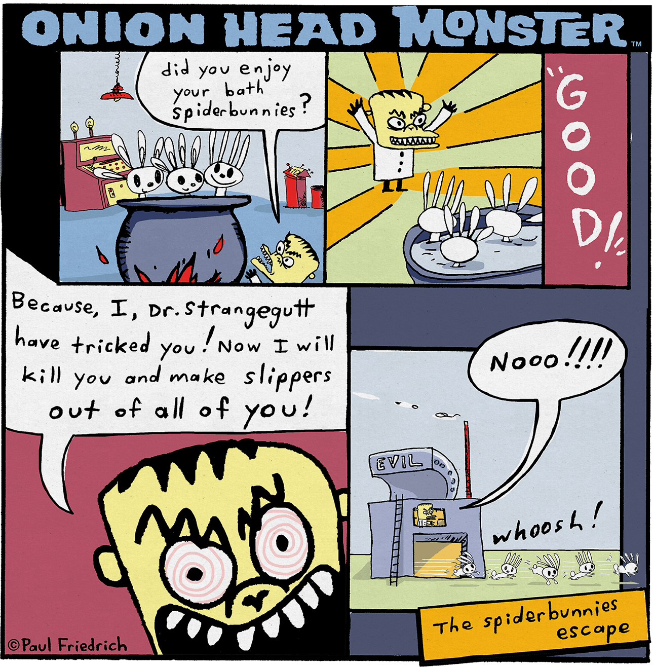 Onion Head Monster by paul-friedrich