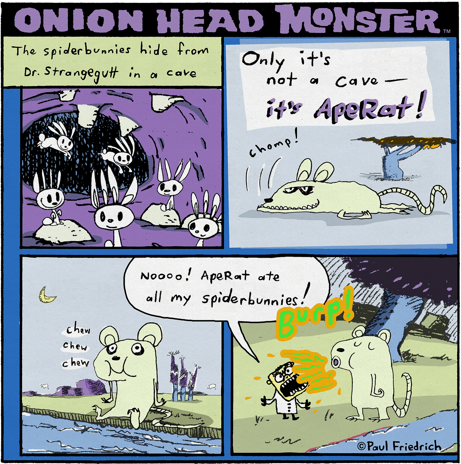 Onion Head Monster by paul-friedrich