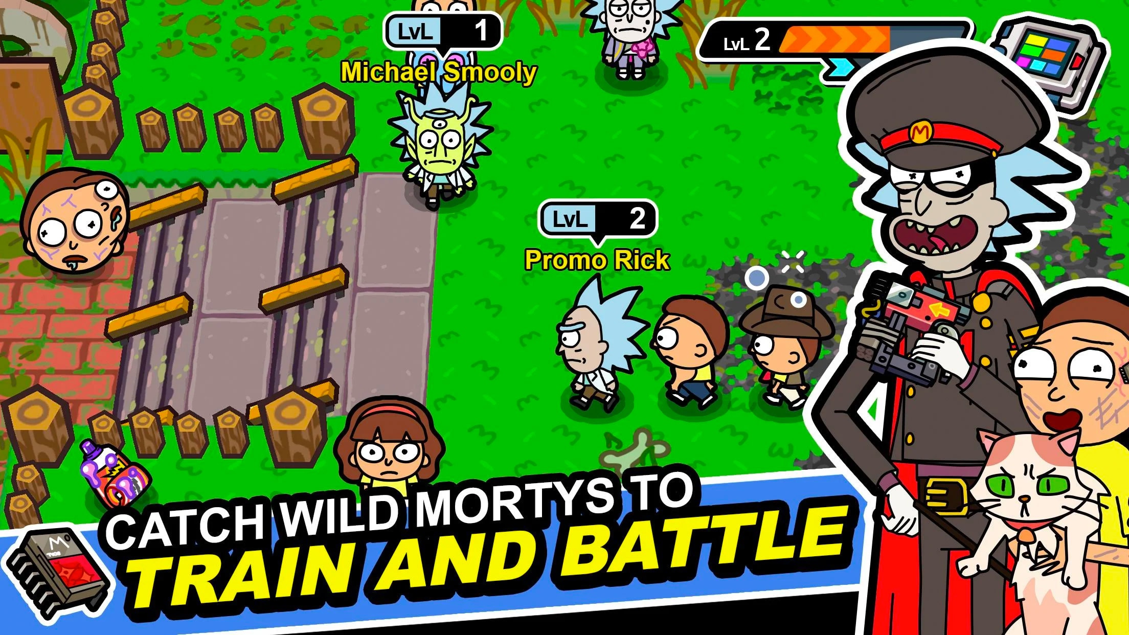 Pocket Mortys - Adult Swim Games